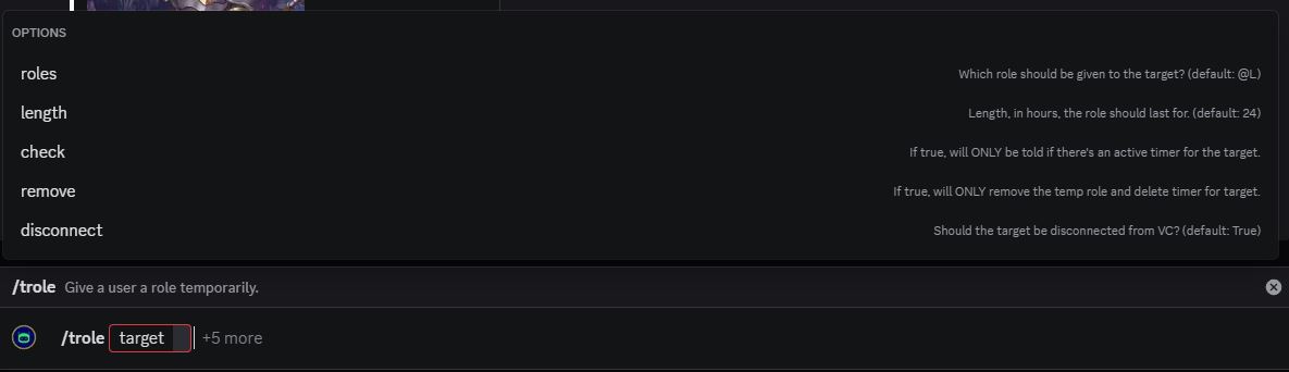 Slash command example